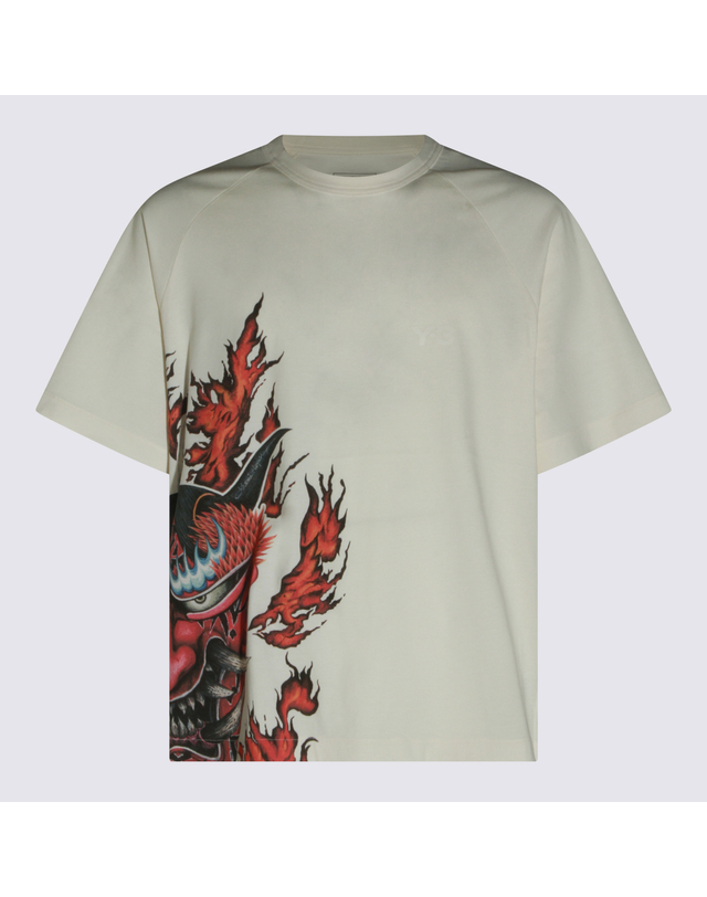 와이쓰리 [해외직구][Y-3] 반팔 티셔츠 KU2200CHALK WHITE 7390548 착용컷