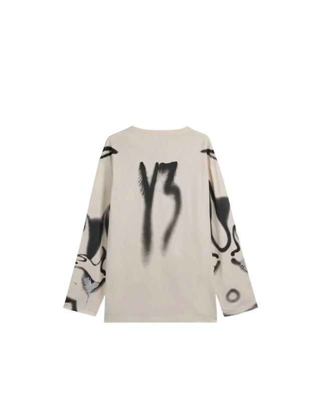 와이쓰리 [해외직구][Y-3] 긴팔 티셔츠 KX3815 WHITE 7490596 착용컷