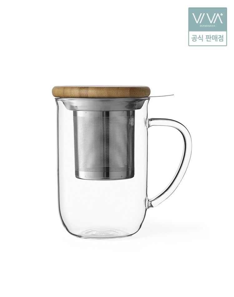 QINGDAO DKK HOUSEWARE.CO.,LTD [비바 스칸디나비아] 미니마 밸런스 글라스 티 머그 500ml V71400