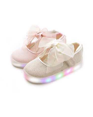 [보리보리] 풋풋 여아용 캔디플로스 LED 슬립온 불빛구두 공주신발