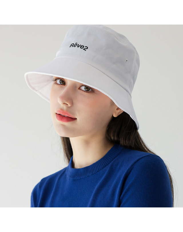 퍼디 [퍼디] 리버 레터링 버킷-hat 착용컷