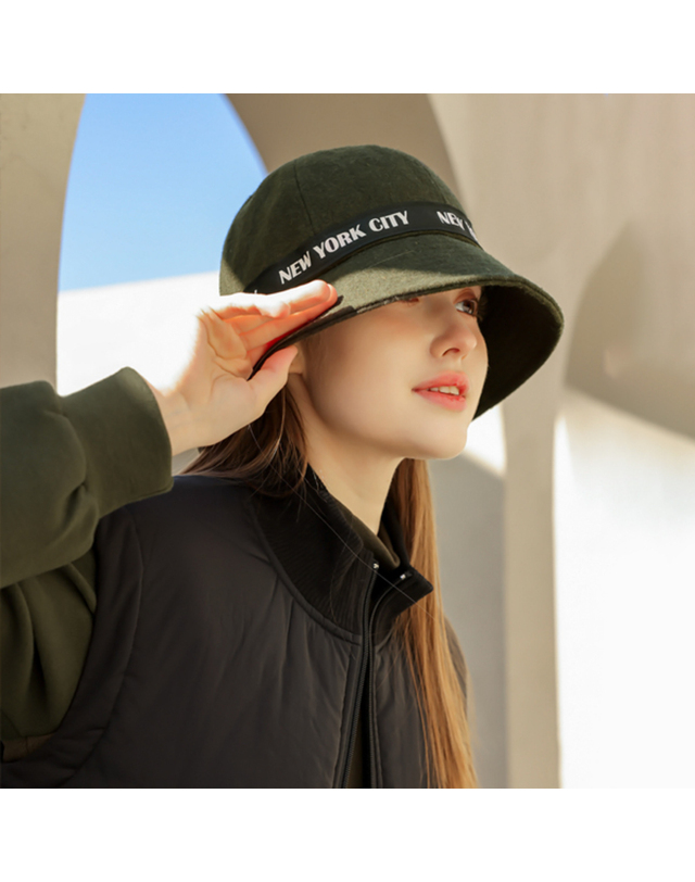 퍼디 [퍼디] 뉴욕시티 울 버킷-hat 착용컷