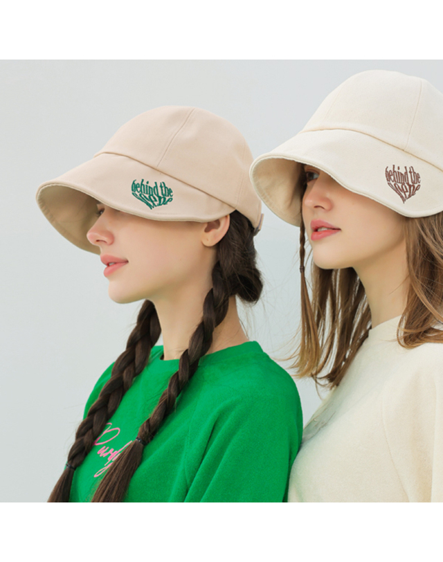 퍼디 [퍼디] 비하인 자수 버킷-hat 착용컷