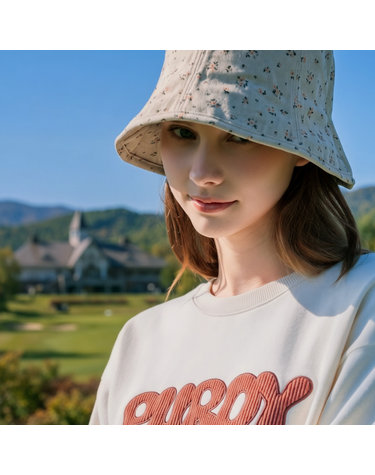 [퍼디] 메이 플라워 스토퍼 버킷-hat