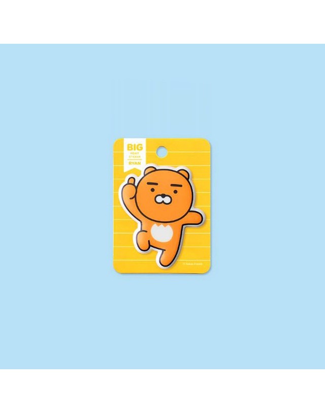 카카오프렌즈 카카오프렌즈 빅 엠보 스티커 착용컷