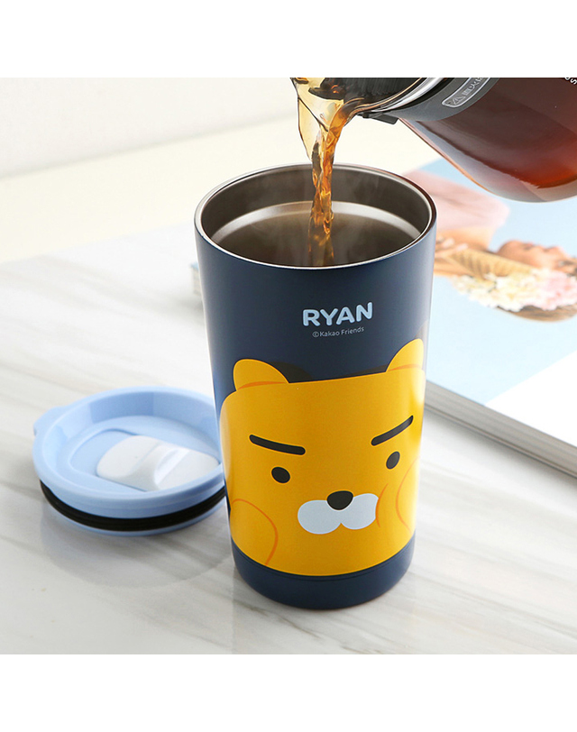 카카오프렌즈 카카오프렌즈 시그니쳐 스텐텀블러 착용컷