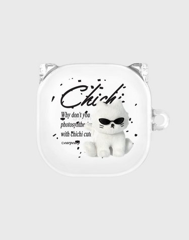 SUNGLASSES CHICHI-WHITE(버즈-클리어하드)
