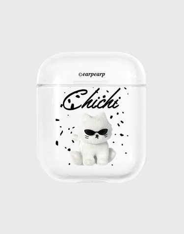 SUNGLASSES CHICHI-WHITE(에어팟-클리어)