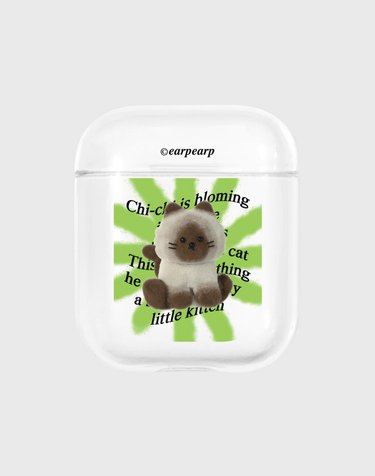 BLOOMING SIAMESE CHICHI(에어팟-클리어)