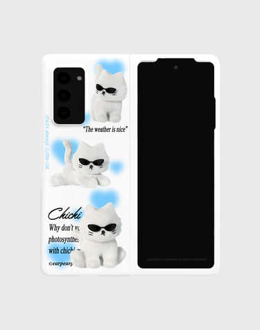 SUNGLASSES CHICHI HEART-WHITE(Z폴드-하드)