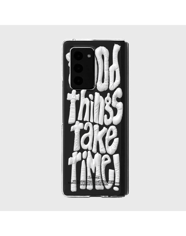 어프어프 GOOD THINGS TAKE TIME(Z폴드-클리어하드) 착용컷