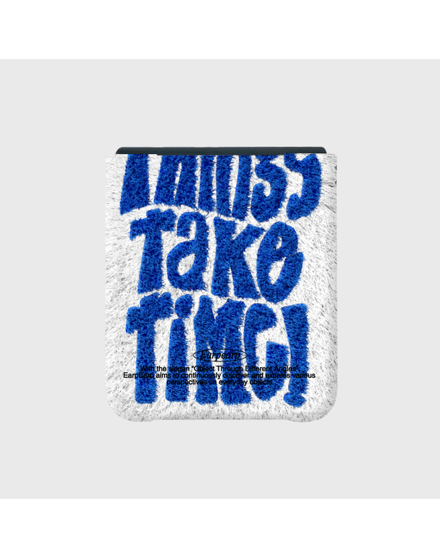 어프어프 FUR GRAPHIC GOOD THINGS TAKE TIME(Z플립-하드) 착용컷