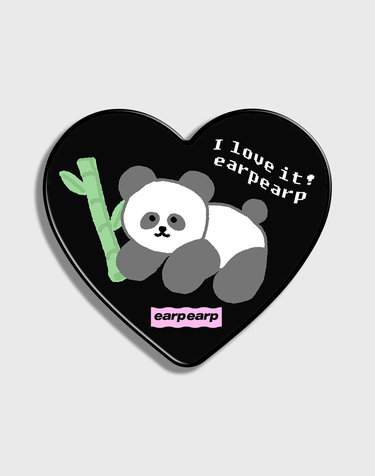 I LOVE IT PANDA-BLACK(하트톡)