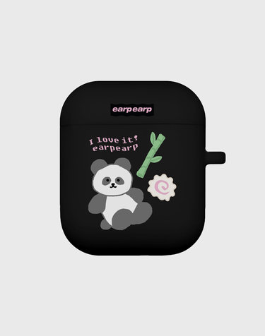 I LOVE IT PANDA-BLACK(에어팟-컬러젤리)