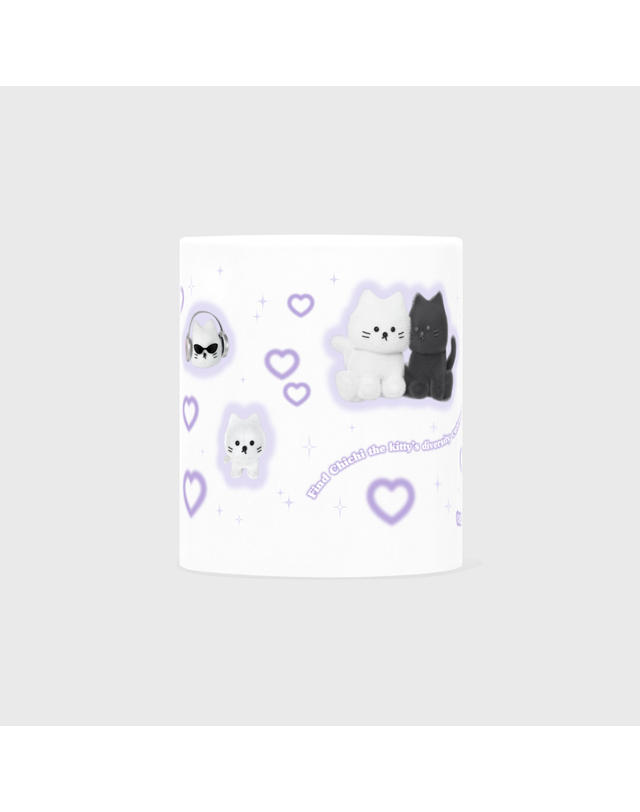 어프어프 CHICHI COLLECTION-PURPLE(머그컵) 착용컷