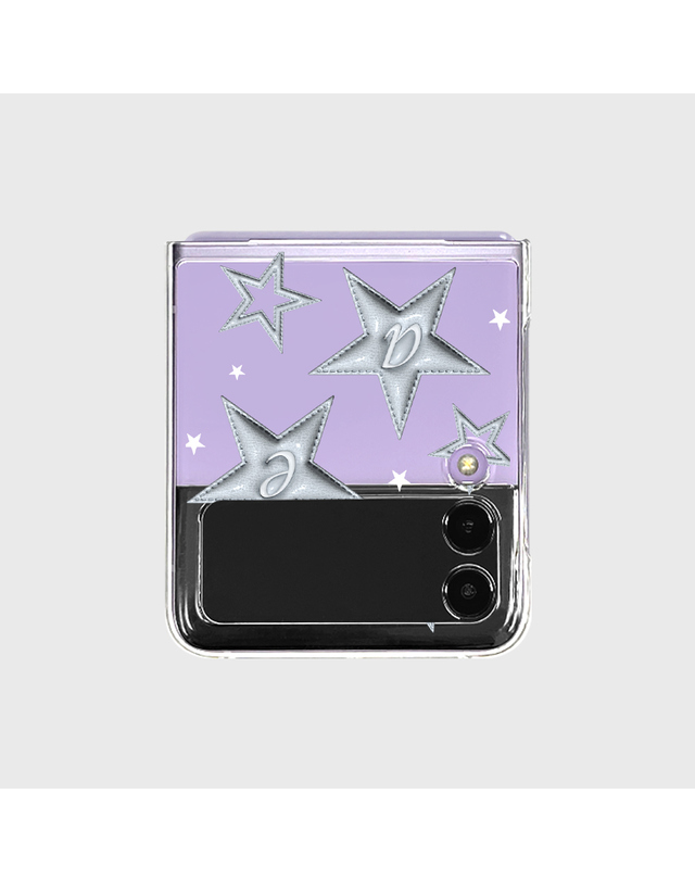 어프어프 STAR CUSHION(Z플립-클리어하드) 착용컷