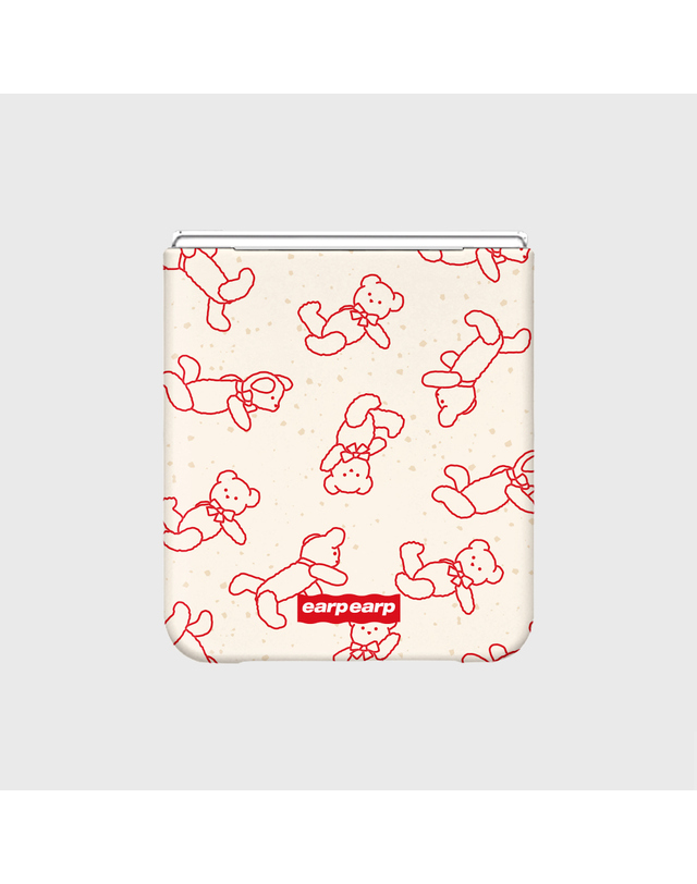 어프어프 하이 코비-IVORY(Z플립-하드) 착용컷