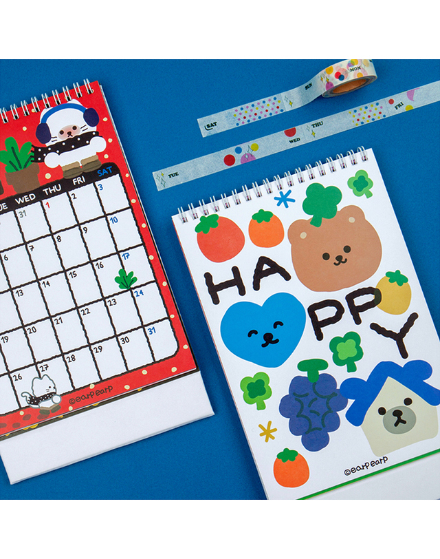 어프어프 2026 DESK CALENDAR /캘린더 착용컷