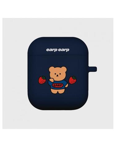 [입점사]strawberry bear-navy(Air pods)