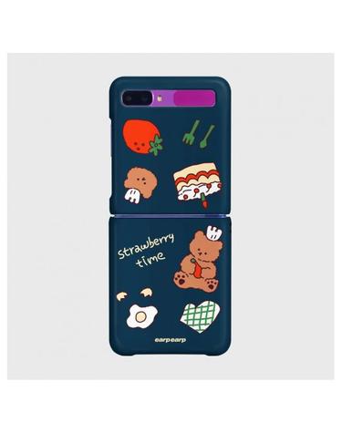 Strawberry time-navy(Z플립-하드)