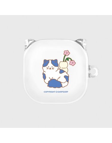[입점사]HAPPY CAT HOUSE-BLUE(버즈-클리어하드)