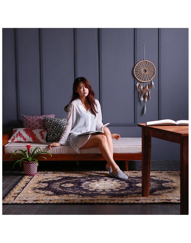 바이빔 페르시안 사만 카페트 200X250 점보 착용컷