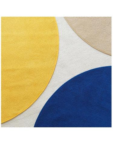 워셔블 포인트 원형러그 150cm 4colors