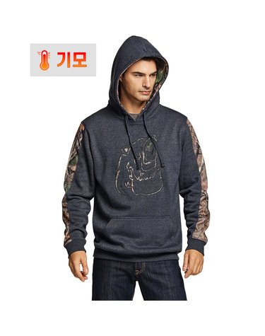 CQR 남성 긴팔티셔츠 방한 기모 후드티 CQ-HOH350