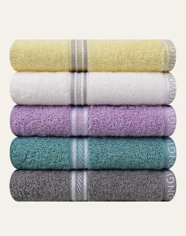 송월타올 호텔수건 5장 레일40 20수 130g