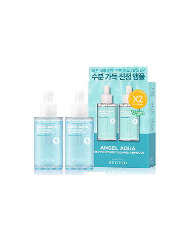 [창고대방출] 비욘드 엔젤아쿠아 수분가득진정앰플 50ml+50ml