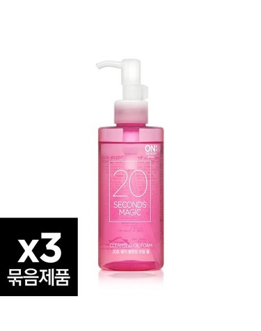 온더바디 20초 매직 클렌징 오일 폼 X 3개