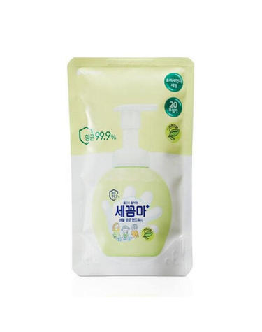 온더바디 세꼼마 버블 항균 핸드워시 리필 200ml 그린허브