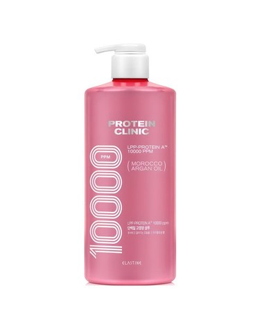 엘라스틴 프로틴 클리닉 10000 모로코 아르간 오일 단백질 고영양 샴푸 피치블로썸향 1000ml
