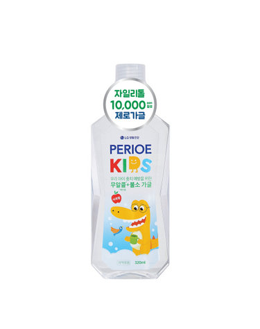 페리오키즈 자일리톨10000 무알콜 제로가글 사과향 320ML