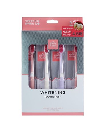 페리오 핑크솔트 화이트닝칫솔 4입 * 2입