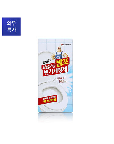 홈스타 발포 변기 세정제 60gx3포