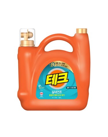 테크 실내건조 액체세제 일반드럼 겸용 대용량 5.5L