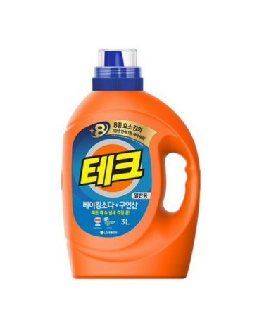 테크 베이킹소다+구연산 액체세제 일반 용기 3L