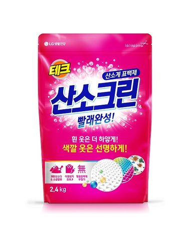 테크 산소크린 분말 표백제 2.4kg
