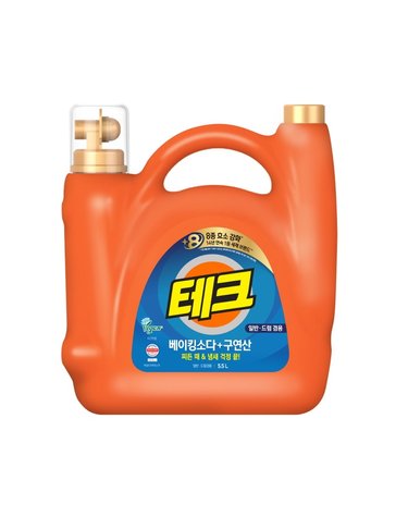 테크 베이킹소다+구연산 액체세제 일반드럼 5.5L