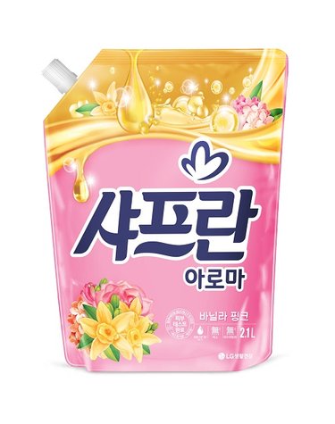 샤프란 아로마 바닐라 핑크 리필 2.1L