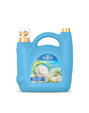 아우라 생화캡슐 5.5L 대용량섬유유연제 프레시릴리
