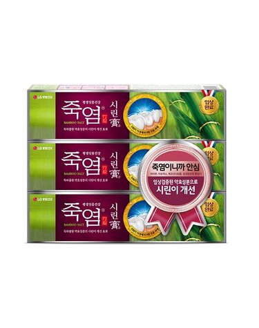 죽염 시린고 치약 120g*3