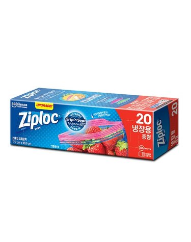 지퍼락 그립앤실 냉장중형 20매