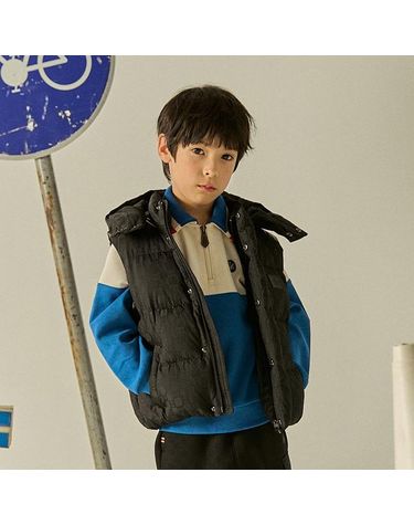 [보리보리] 로고플레이 중경량 VEST DTF15EN18M_BK