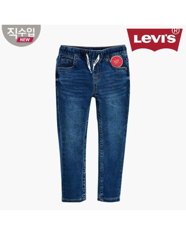[보리보리] 주니어 스키니 테이퍼 풀온 데님 팬츠