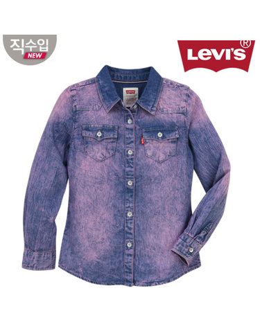 [보리보리] 주니어 데님 웨스턴 셔츠