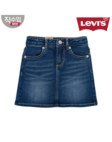 [보리보리] 데님 워싱 스커트L VOM11ASK15 키즈