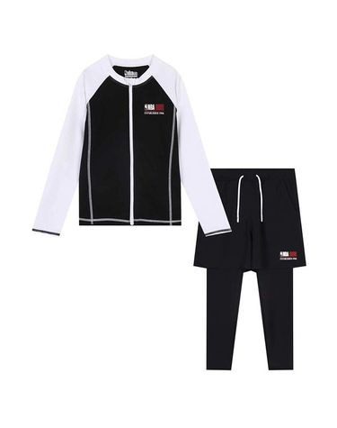 [보리보리] NBA 키즈 집업 래쉬가드 수영복 세트 K252ST700P