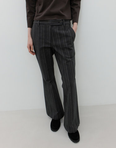 STRIPE BOOTSCUT PANTS / MULTI